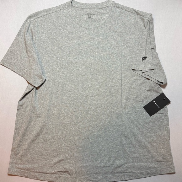 Fabletics Men's 24/7 Heather Gray Short Sleeve Tee Size 2X - Picture 2 of 5
